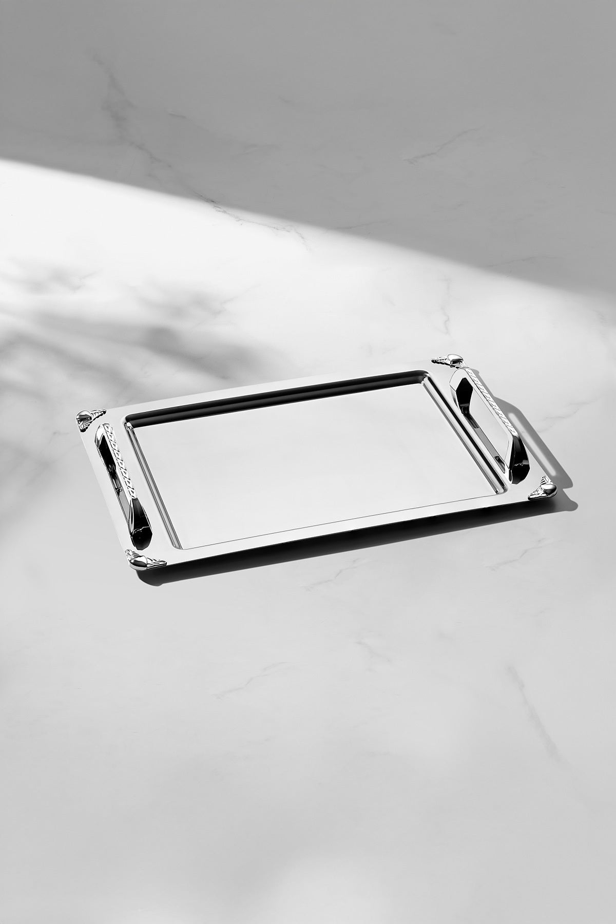 Vega Saten 2'li Çelik Tepsi Seti