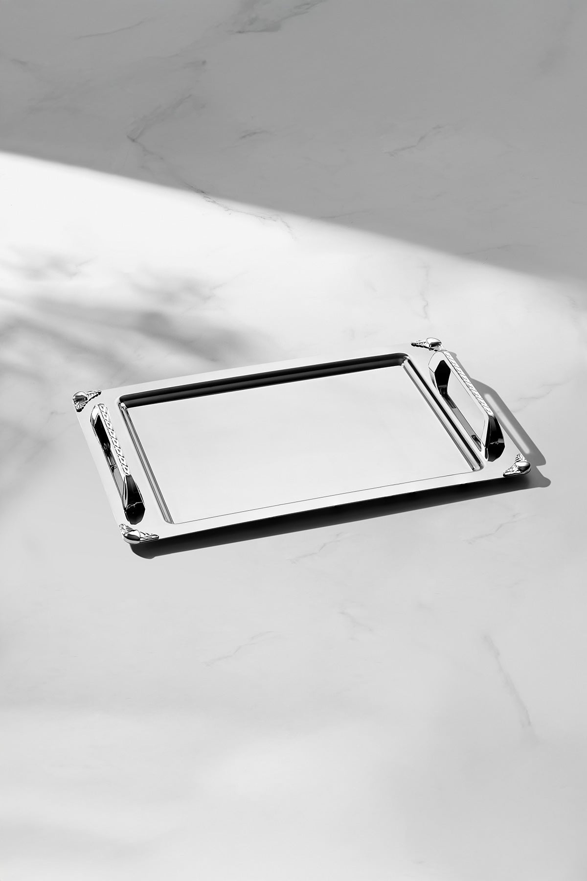 Vega Saten Çelik Çay Tepsi