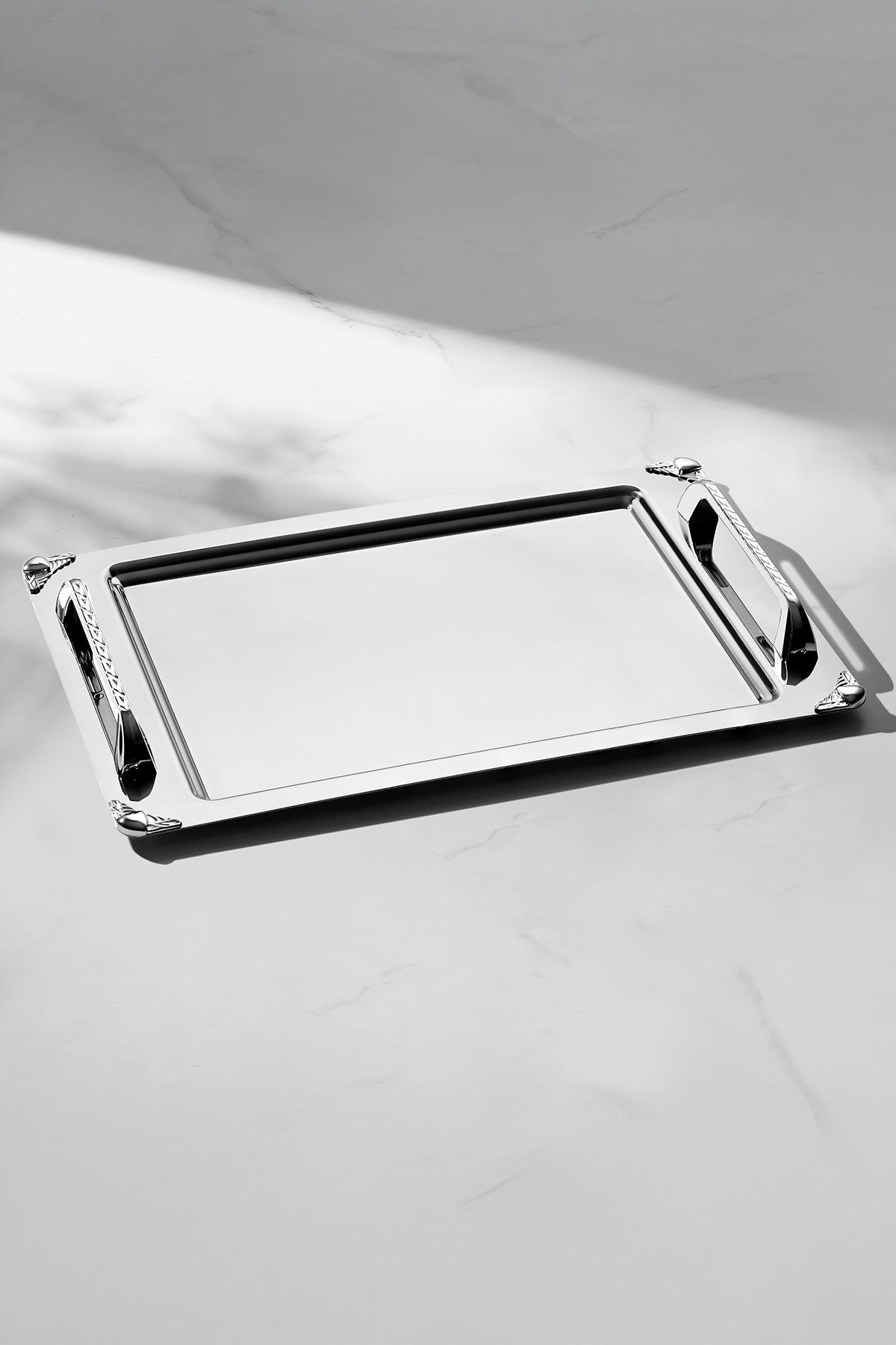 Vega Saten Çelik Çay Tepsi