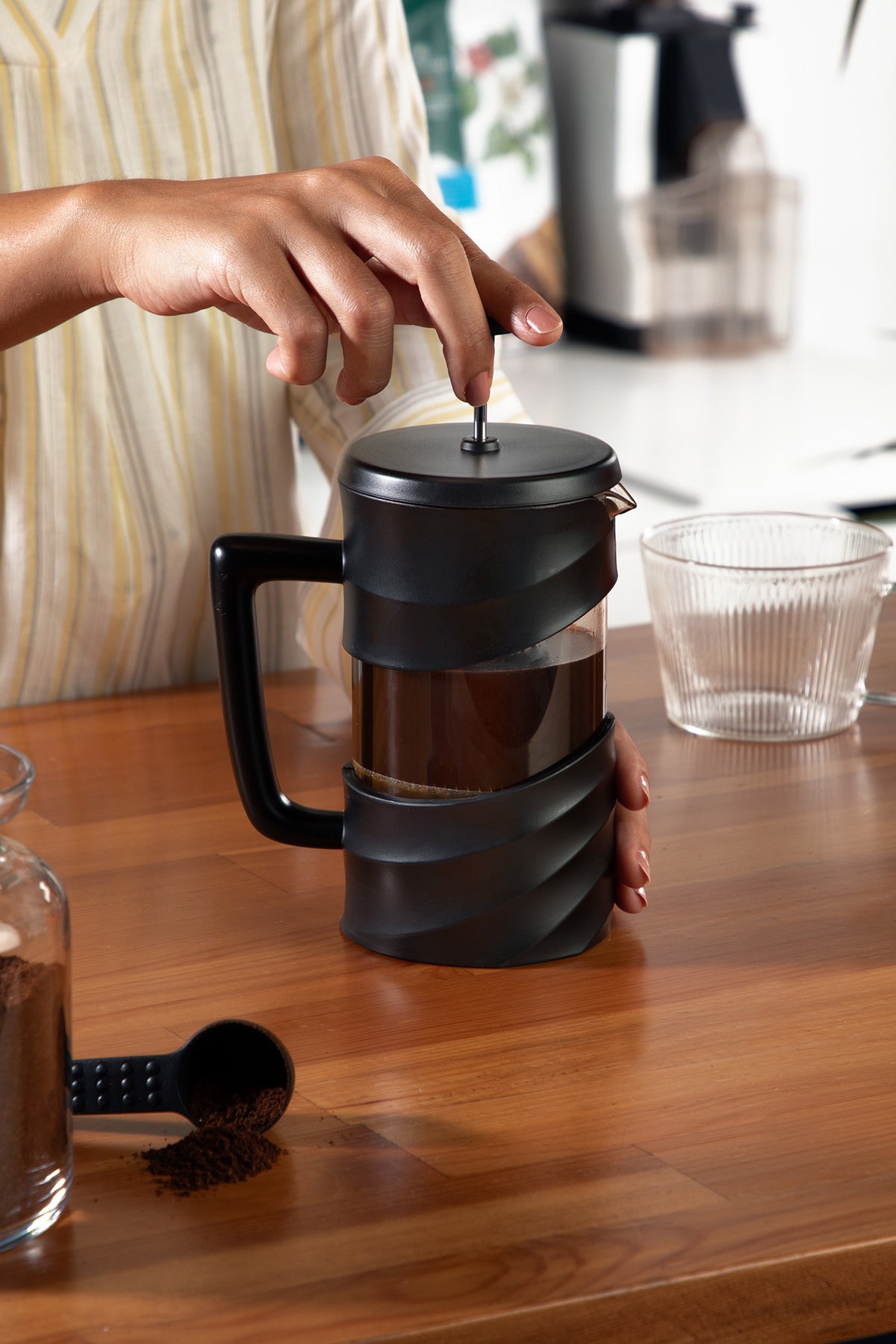 Violet 600 ML Borosilikat French Press