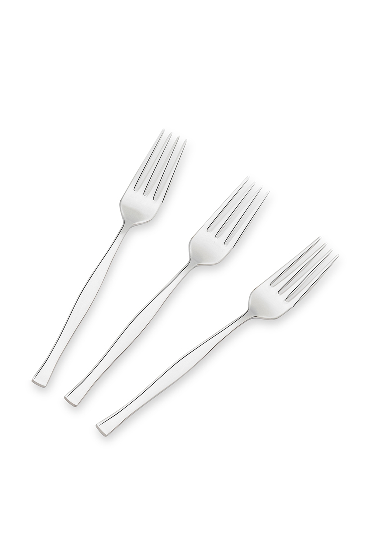 Elegant Simple 12 Piece Dessert Fork Set
