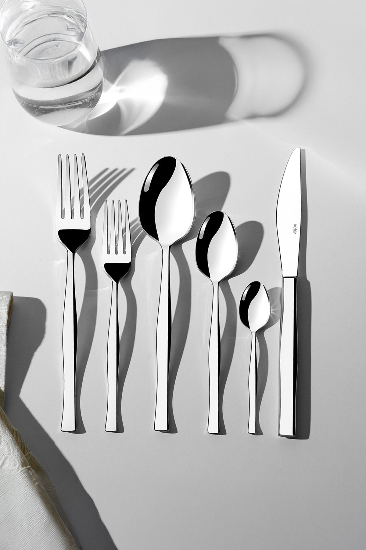 Zarif Sade 12 Kişilik 72 Parça Kutulu Çatal Kaşık Bıçak Takımı