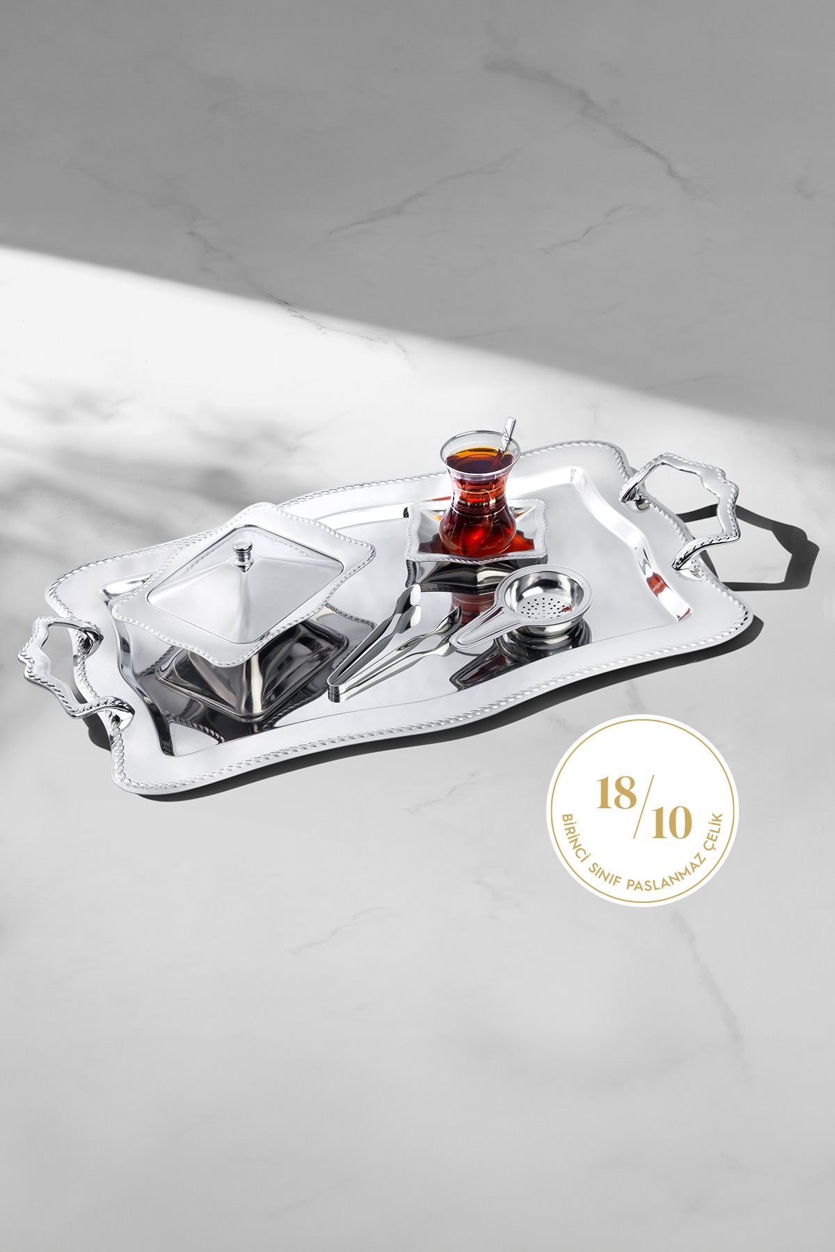 Zincir Sade 28 Parça Çay Takımı