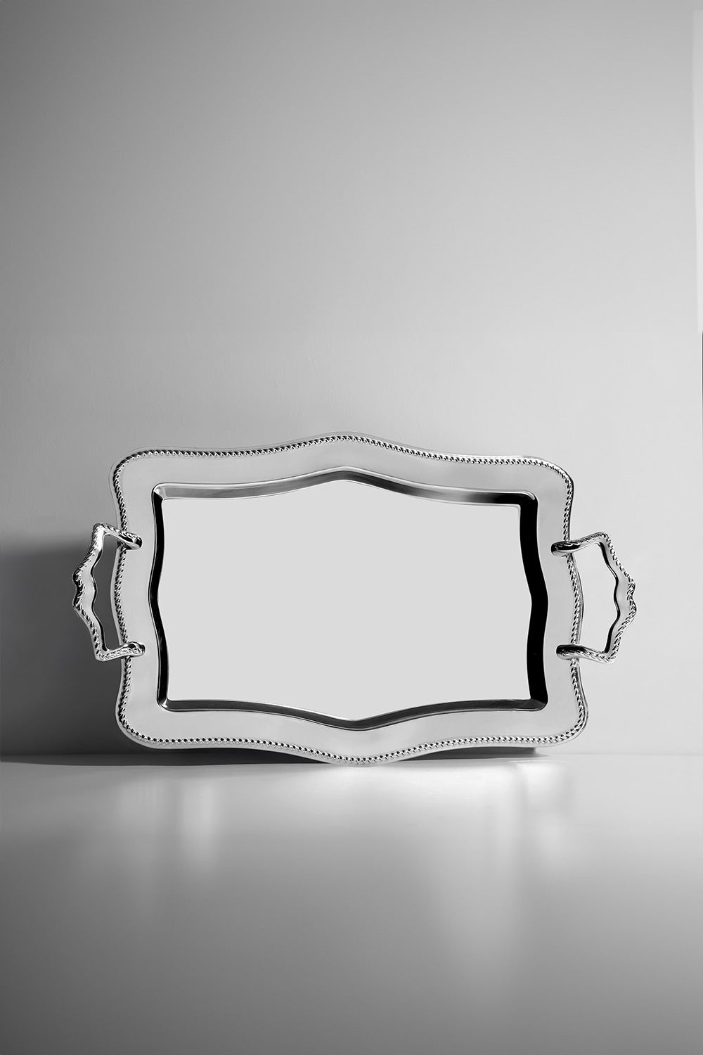 Zincir Sade Çelik Çay Tepsi